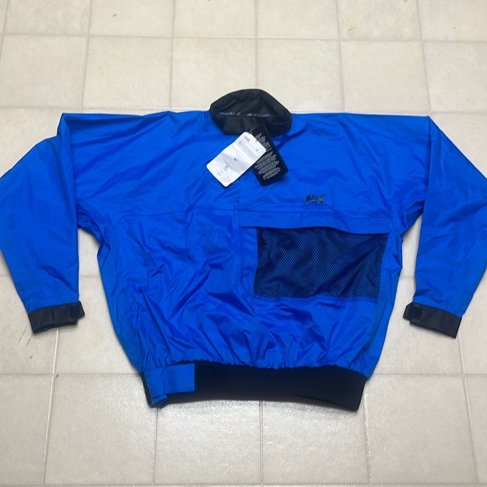 Helly Hansen Blue and Black XXL Raincoat NWT
